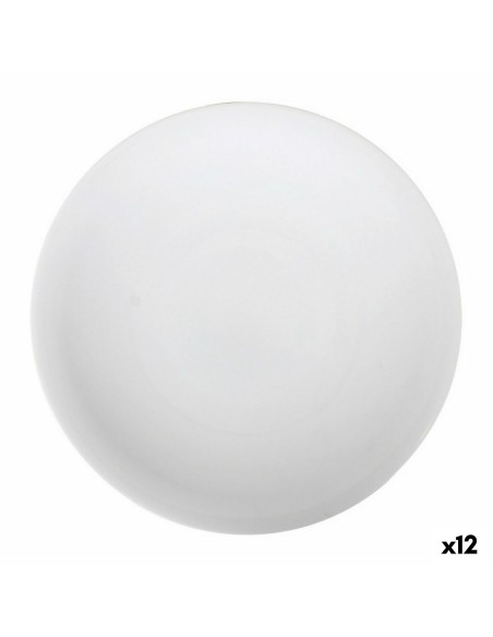 Assiette plate La Mediterránea Marina Porcelaine Blanc (12 Unités) (Ø 25 cm)