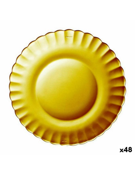Assiette à dessert Duralex Picardie Verre Ambre Ø 20,5 cm (48 Unités)
