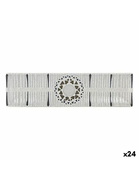 Assiette creuse La Mediterránea Barroc Rectangulaire 30 x 8 x 2cm (24 Unités) (30 x 8 cm)