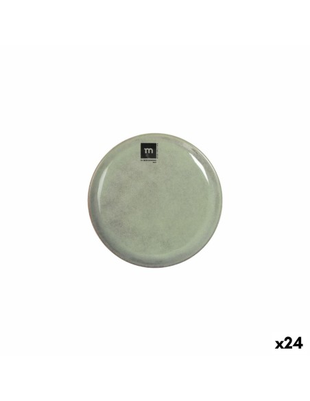 Assiette plate La Mediterránea Macarella green Ø 16 cm (24 Unités)