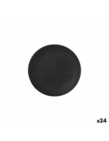 Assiette à dessert La Mediterránea Noir 20 cm (24 Unités)