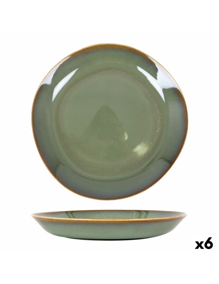 Assiette creuse Duomo Vert Ø 23 cm (6 Unités)