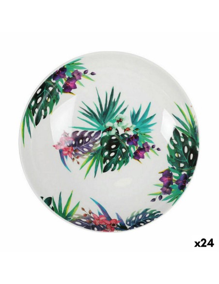 Assiette creuse La Mediterránea TROPIC 21 x 5,3 cm (24 Unités)