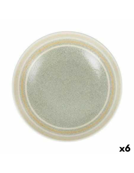 Assiette creuse Santa Clara Kenia Porcelaine Ø 20,5 cm (6 Unités)