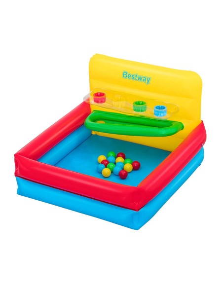 Bestway Piscine Gonflable Enfant avec Balles 104x94x61 cm 2 Ans Jardin 52546