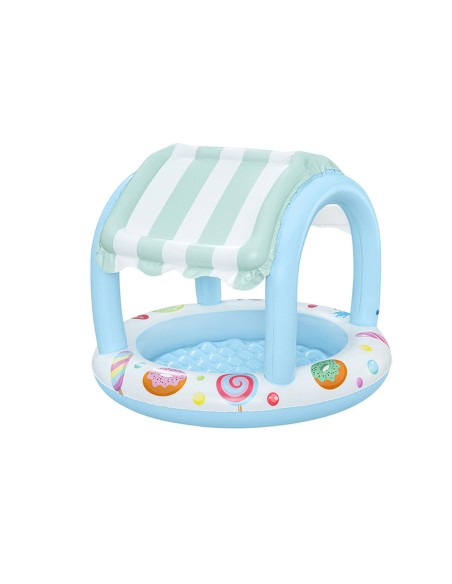 Bestway Piscine Gonflable Enfant Cerceau Glacerie 104x84 cm 2 Ans Jardin 52638