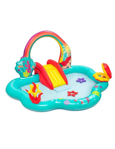 Bestway Piscine Gonflable Aire de Jeux Disney Sirenita 221x193x117cm2 Ans Jardin 91097