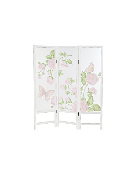 Paravent DKD Home Decor Bois Nylon (150 x 2,5 x 180 cm)