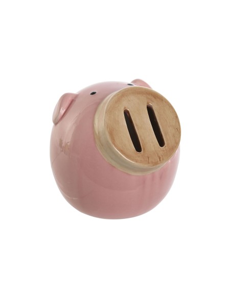 Tirelire Home ESPRIT Dolomite Cochon 13 x 12 x 12 cm