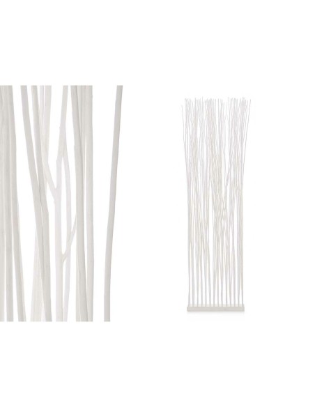 Paravent GiftDecor Varas Blanc Bois de saule 50 x 185 x 12 cm