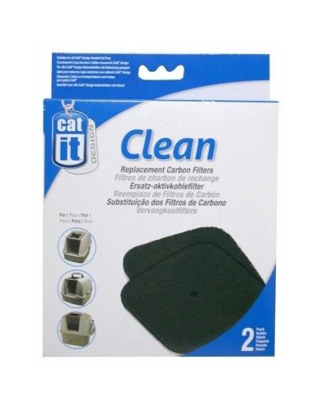 Recharge 2 filtres charbon pour maison de toilette