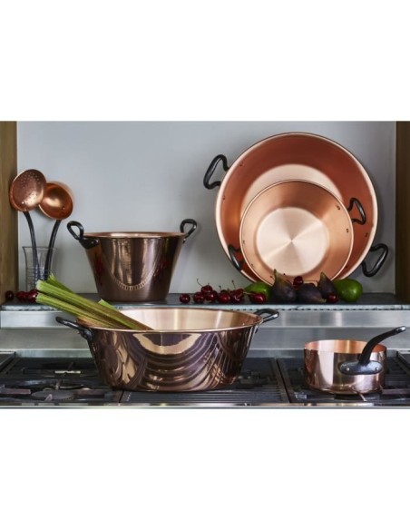 Casserole cuivre - BAUMALU - 12 cm - Cuivre massif - Intérieur étamé - Manche en fonte – BAUMALU (Casserole) | STORE PRO SHOP 