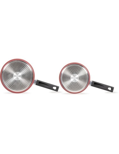 Set de 2 casseroles - LIVOO - MEP154R - Antiadhésif sans PFOA ni PFOS - Manche silicone - Tous feux dont induction – LIVOO (Casserole) | STORE PRO SHOP 