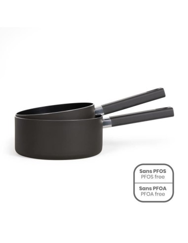 Set de 2 casseroles - LIVOO - MEP154N - Antiadhésif sans PFOA ni PFOS - Manche silicone - Tous feux dont induction – LIVOO (Casserole) | STORE PRO SHOP 