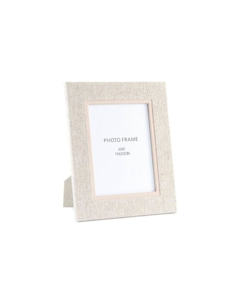Cadre photo DKD Home Decor Lin Traditionnel (19 x 2 x 24 cm)