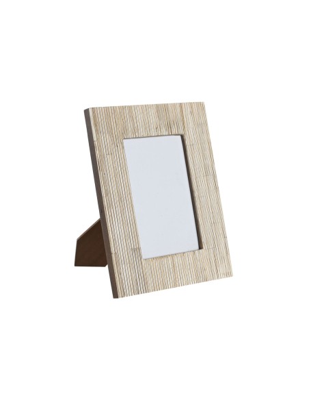 Cadre photo DKD Home Decor 17 x 1,8 x 21,5 cm Crème Os Résine Colonial