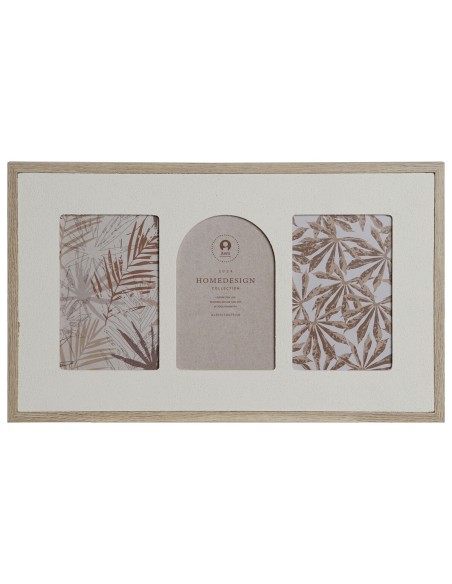 Cadre photo Home ESPRIT Beige Verre Bois MDF Scandinave 39 X 2 X 24 cm