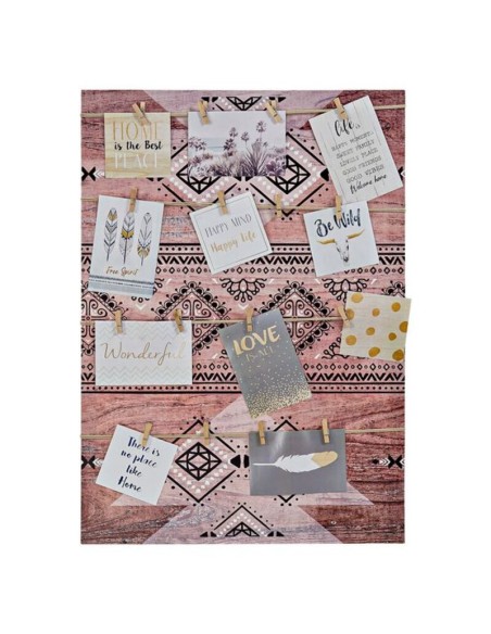 Cadre Photos DKD Home Decor Toile (50 x 3 x 70 cm)