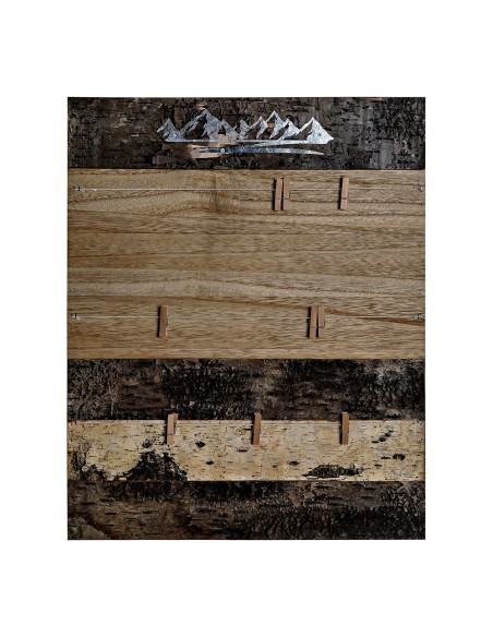 Cadre Photos DKD Home Decor Bois Métal (40 x 2 x 50 cm)