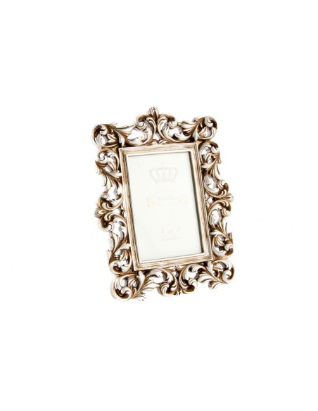 Cadre photo DKD Home Decor 18 x 2 x 25 cm Doré Résine Shabby Chic