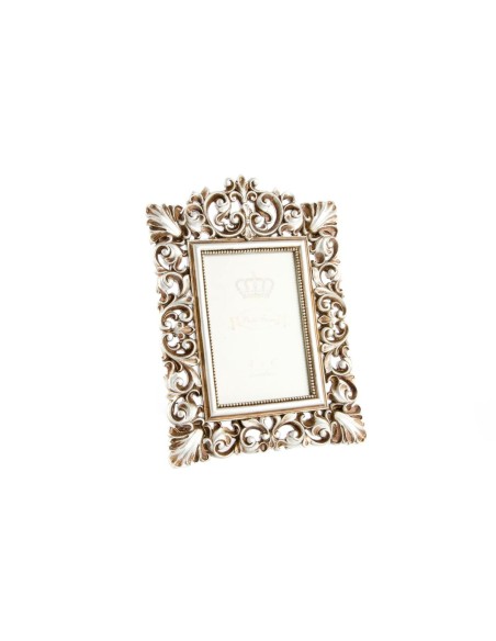Cadre photo DKD Home Decor 18 x 2 x 25 cm Doré Résine Shabby Chic