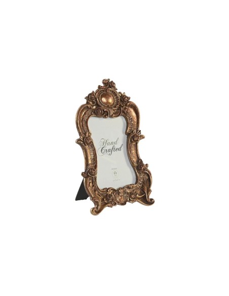 Cadre photo DKD Home Decor 15 x 2 x 25 cm Doré Résine