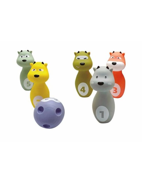 Jeu de Quilles 16 cm animaux