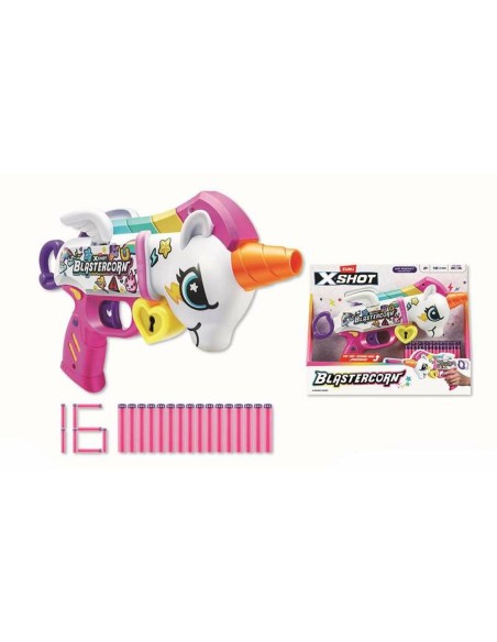 Pistolet à Fléchettes Zuru X-Shot Blastercorn Unicorn