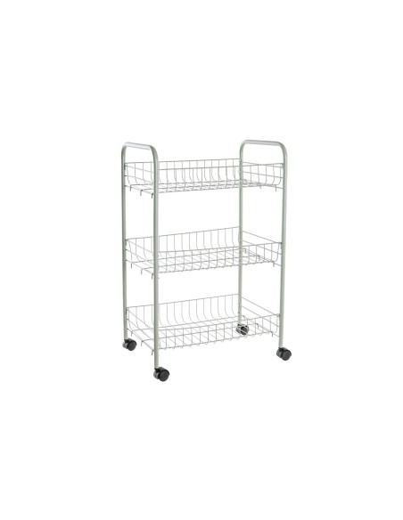 Chariot de service DKD Home Decor 40 x 26 x 62 cm Métal Vert polypropylène
