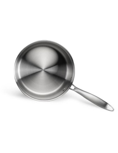Brigade - Casserole en acier inoxydable 18 cm - LIVOO - MEP160 - Acier inoxydable Triply - Tous feux dont induction - Made in  – LIVOO (Casserole) | STORE PRO SHOP 