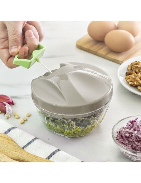 Mini-Hachoir Manuel avec Cordon Spinop InnovaGoods