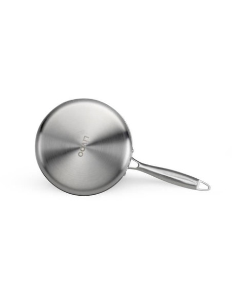 Brigade - Casserole en acier inoxydable 18 cm - LIVOO - MEP160 - Acier inoxydable Triply - Tous feux dont induction - Made in  – LIVOO (Casserole) | STORE PRO SHOP 