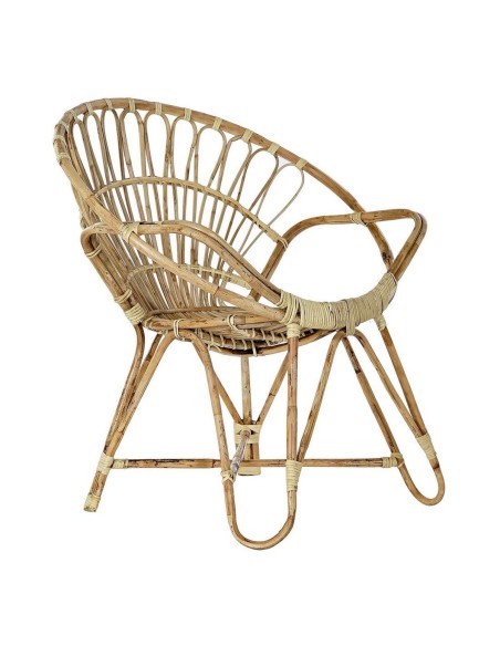Chaise de Salle à Manger DKD Home Decor 8424001825158 Multicouleur Naturel Rotin 77 x 58 x 85 cm