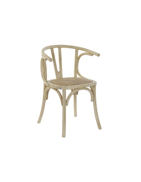 Chaise de Salle à Manger DKD Home Decor Blanc 56 x 50 x 76 cm