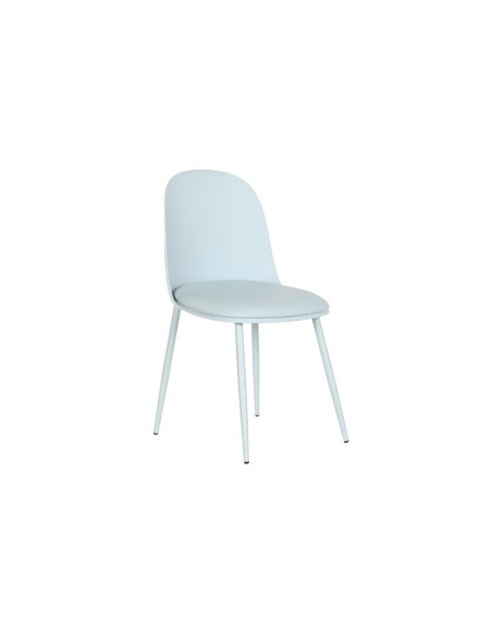 Chaise de Salle à Manger DKD Home Decor Bleu 45 x 46 x 83 cm