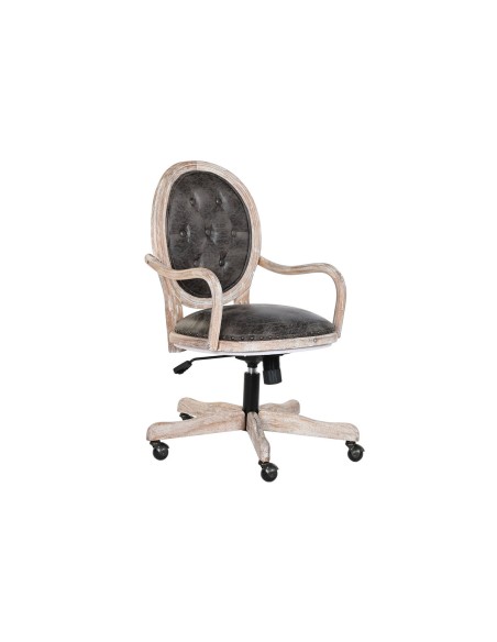 Chaise de Salle à Manger DKD Home Decor Noir Brun foncé 52 x 50 x 88 cm