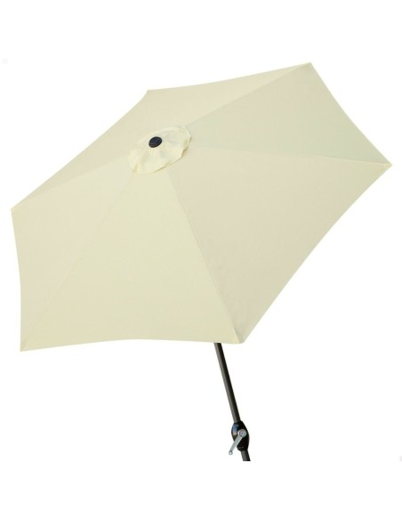 Parasol Aktive 300 x 245 x 300 cm Aluminium Crème Ø 300 cm