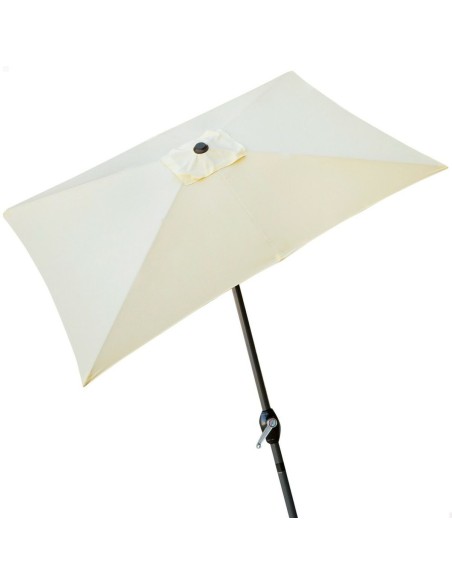 Parasol Aktive 300 x 245 x 200 cm Aluminium Crème