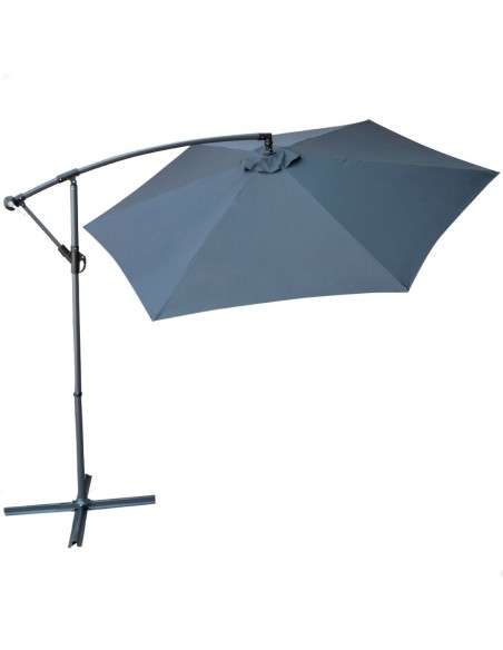 Parasol Aktive Gris 300 x 247 x 300 cm Aluminium Ø 300 cm