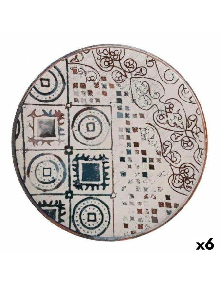Dessous d'Assiette La Mediterránea Grecia Porcelaine (6 Unités)