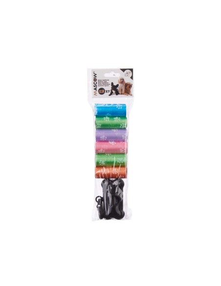 Distributeur de Sacs pour Animaux Domestiques Lot (12 Unités) – MASCOW (Kit De Transport - Deplacement - Promenade) | STORE PRO SHOP 