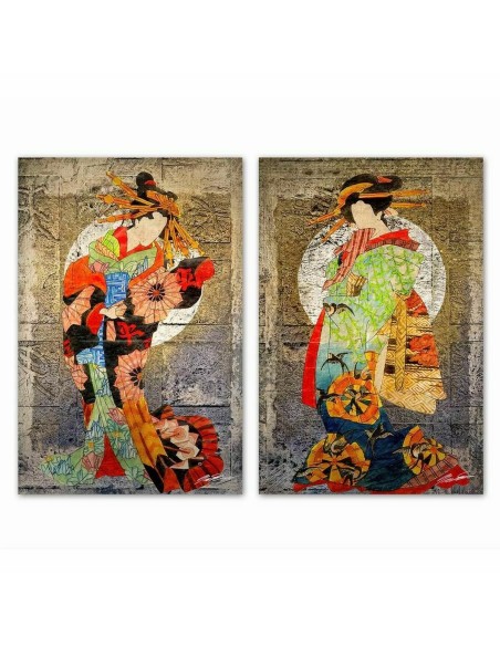 Cadre DKD Home Decor Oriental (40 x 1,8 x 60 cm) (2 Unités)