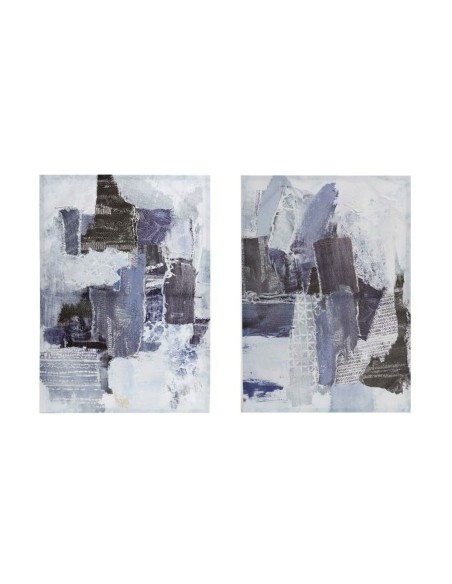 Cadre DKD Home Decor Abstrait (50 x 2,5 x 70 cm) (2 Unités)
