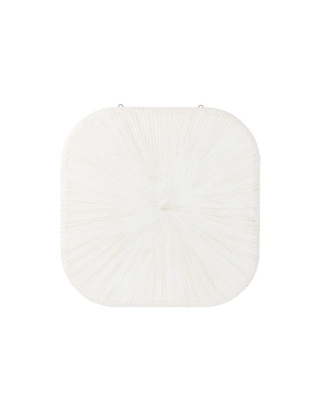 Décoration murale Home ESPRIT Blanc Moderne Finition vieillie 89 x 3 x 89 cm