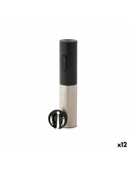 Tire-bouchon Électrique pour Bouteilles de Vin Acier Plastique 4,6 x 22,8 x 4,6 cm (12 Unités)