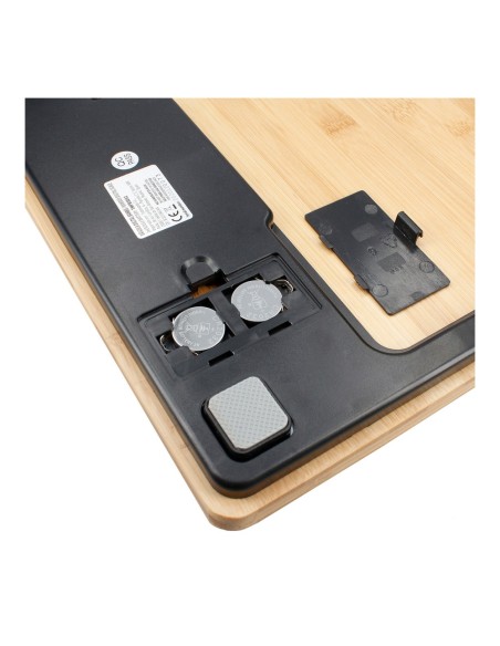 Balance Numérique de Salle de Bain TM Electron Marron Bambou – TM ELECTRON (Pese-personne - Impedancemetre - Balance) | STORE PRO SHOP 