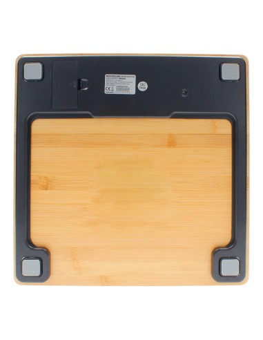 Balance Numérique de Salle de Bain TM Electron Marron Bambou – TM ELECTRON (Pese-personne - Impedancemetre - Balance) | STORE PRO SHOP 