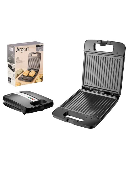 Appareil à Sandwich Gril Argon K-718-2 Noir Acier 1400 W – ARGON (Croque Monsieur) | STORE PRO SHOP 