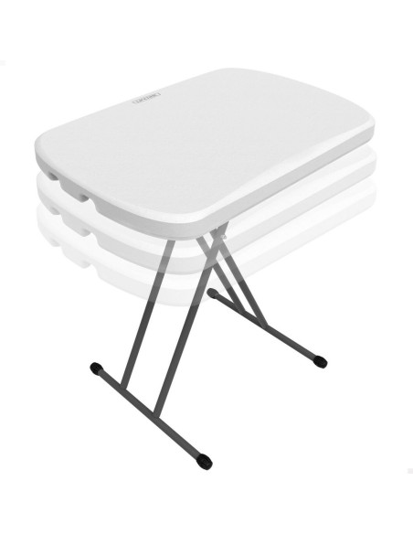 Table d'appoint Lifetime Blanc 66 x 71 x 46 cm Acier HDPE –  (Salon De Jardin - Ensemble Table Chaise Fauteuil De Jar) | STORE PRO SHOP 