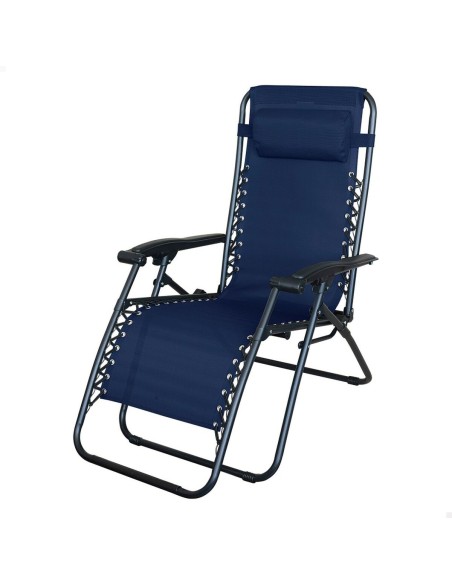 Chaise longue Aktive Bleu 52 x 102 x 68 cm –  (Salon De Jardin - Ensemble Table Chaise Fauteuil De Jar) | STORE PRO SHOP 